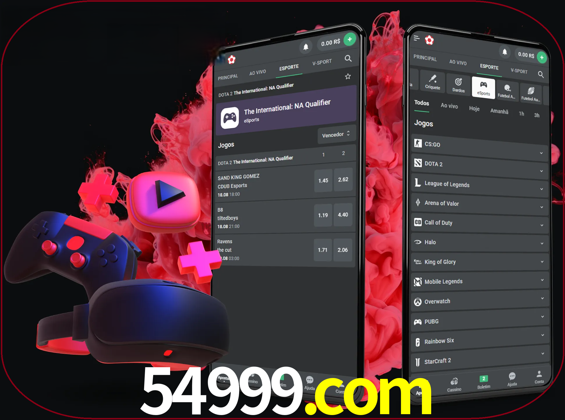 Para ter a aplicação móvel 54999 no seu smartphone, basta descarregar o ficheiro apk e seguir as instruções.