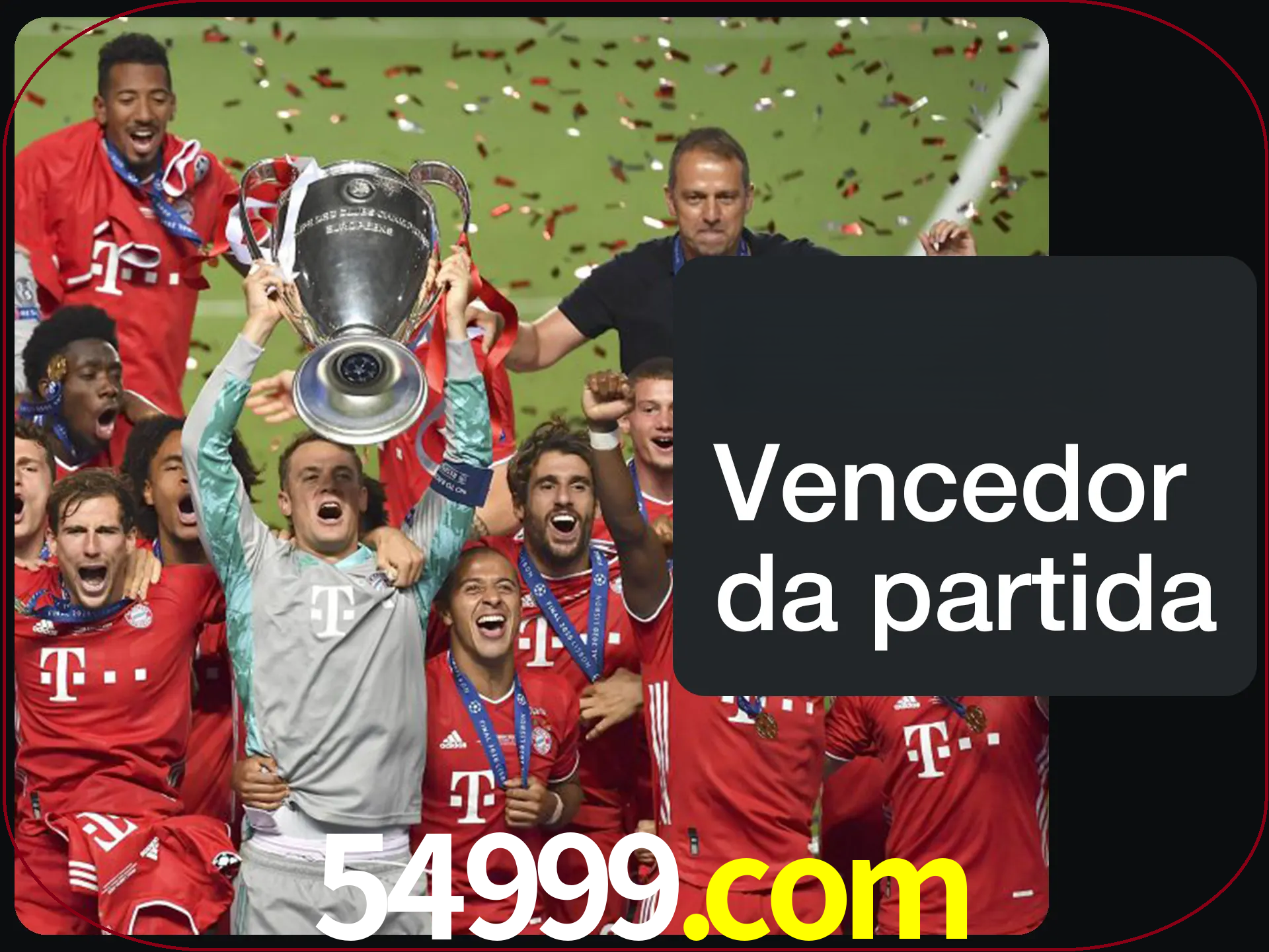 Aposte no vencedor e ganhe uma grande quantia de dinheiro.