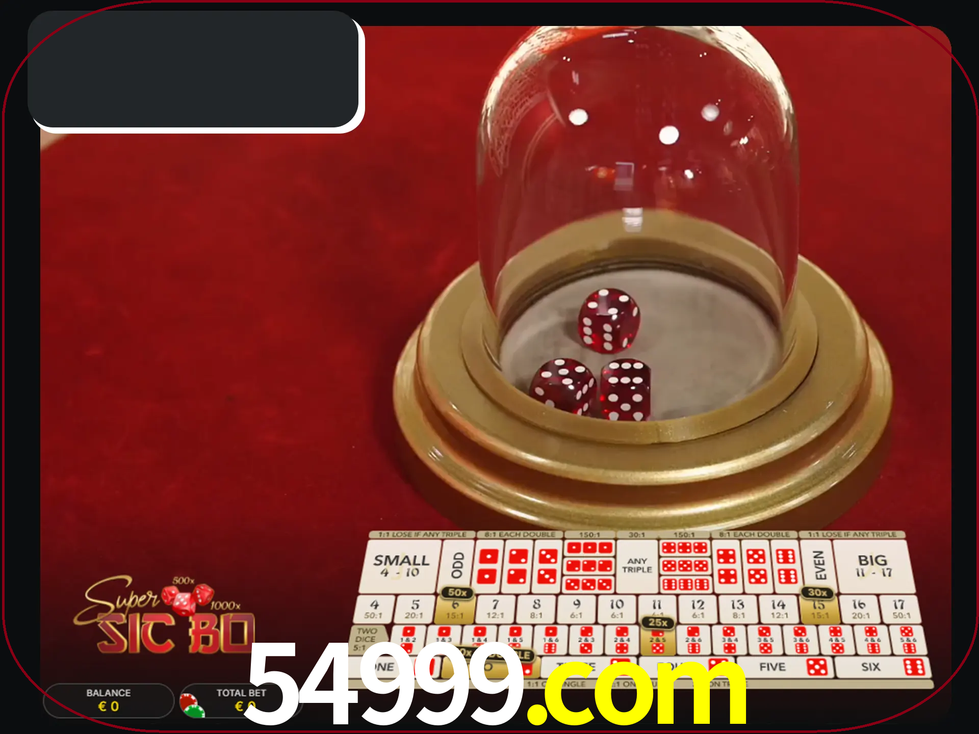 Deixe os dados ao seu lado nos jogos da Sic Bo.