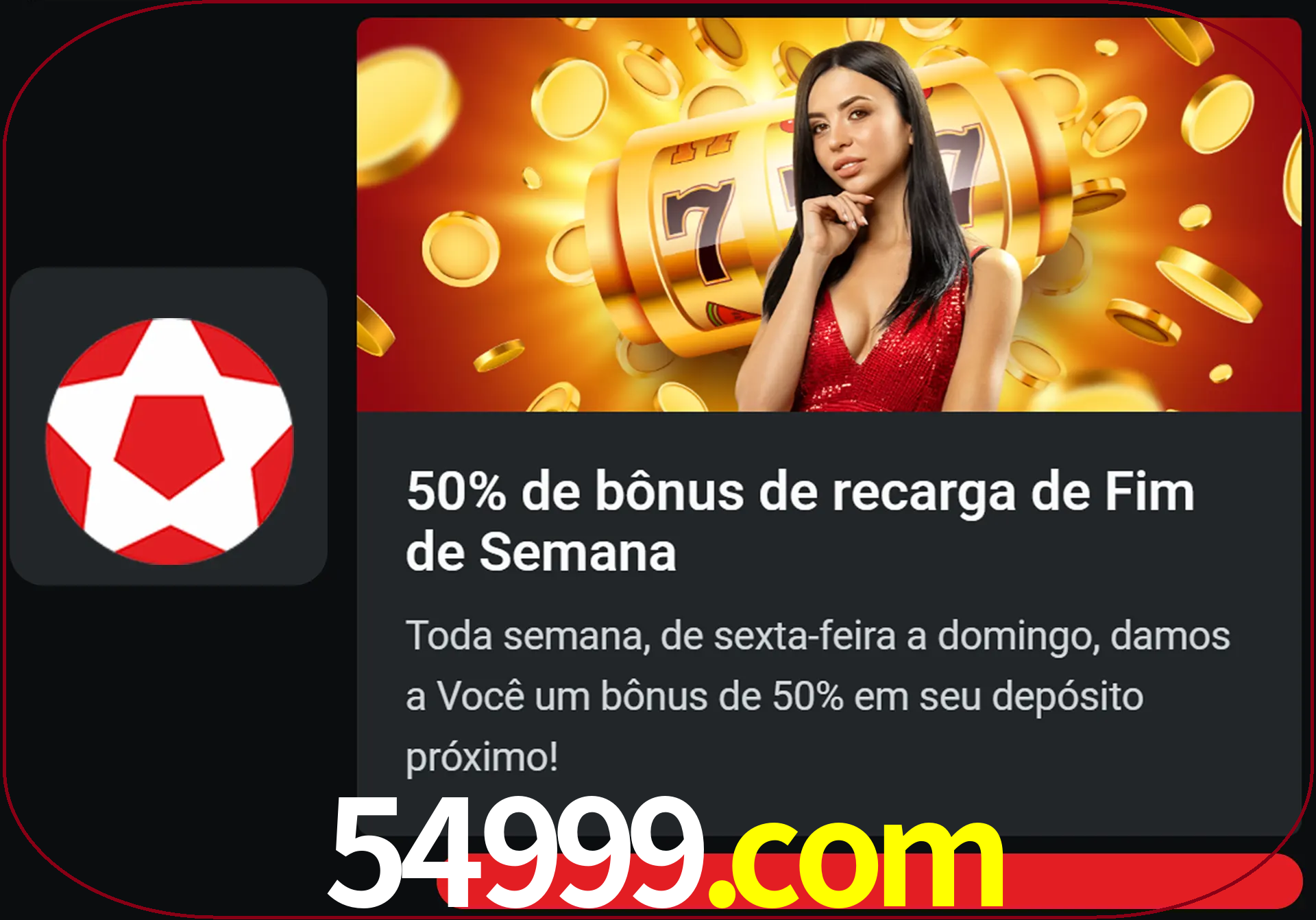 Volte a cada semana para receber novos bônus em dinheiro.